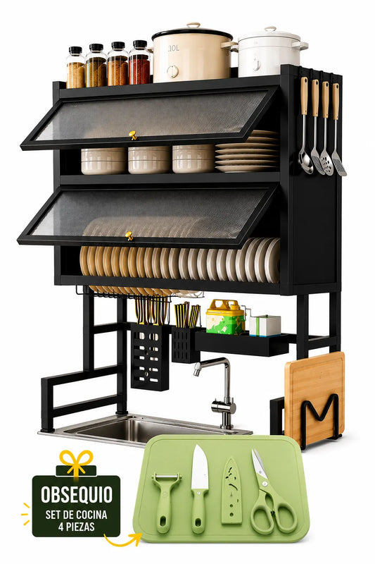 ESCURRIDOR 2 TAPAS + OBSEQUIO KIT TABLA
