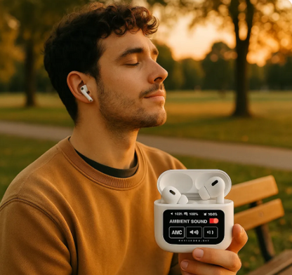 Audifonos con Pantalla Tactil