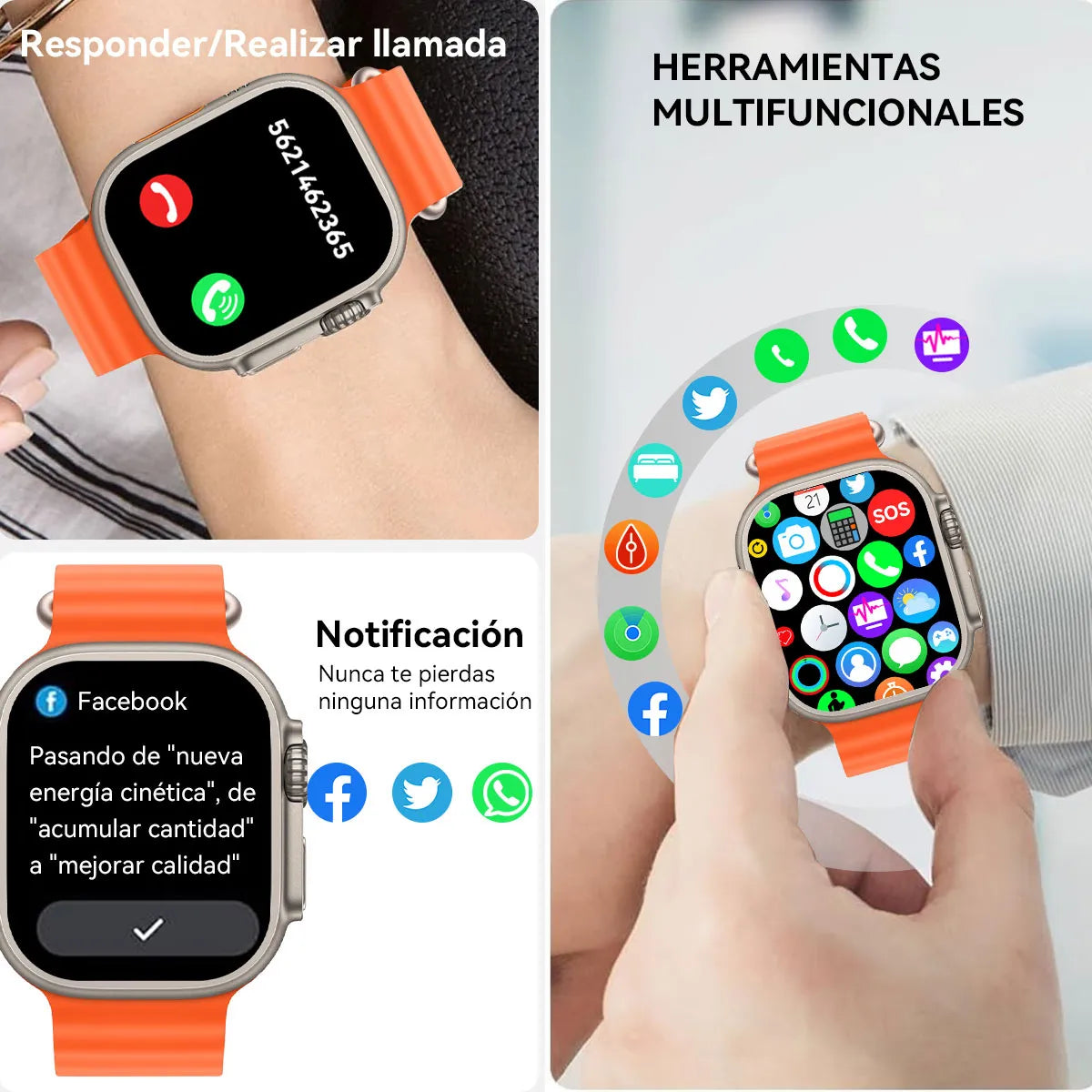 RELOJ T800 ULTRA 2 CON DOBLE PULSO